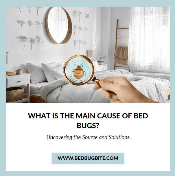 what is the main cause of bed bugs cover